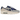 Nike Air Max 90 Coconut Milk Deep Royal Blue sneakers i sideprofil med cremefarvet overdel i mesh og blå detaljer