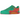 Nike Air Force 1 Low '07 Stadium Green Crimson sneakers i sideprofil med grøn læderoverdel, hvid swoosh og hvid sål