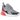 Nike Air Max 270 Wolf Grey Anthracite Bright Crimson White sneakers i sideprofil med grå mesh og rød hælenhed