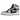 Jordan 1 Retro High Shadow 2.0 sneakers i sideprofil med grå og sorte læderpaneler, sorte snørebånd og hvid mellemsål