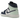 Air Jordan 1 Mid Mystic Navy Mint Foam sneakers i vinkelvisning med blå læderoverlays, grønne detaljer og klassiske snørebånd