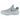 Jordan 1 Low Element Gore-Tex Glacier Blue Silver sneakers sideprofil med lyseblå overdel i gore-tex og sølvfarvet swoosh