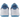 Nike Air Force 1 '07 'First Use - White University Blue' sneakers i sideprofil med hvid overdel og blå detaljer
