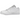 Jordan 1 Low Triple White sneakers sideprofil med hvid overdel i laeder, klassisk swoosh-logo og hvid sål