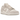 Nike Dunk Low Safari Phantom sneakers i en vinklet profil med hvid overdel, mønstrede overlays og snørebånd