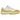 Air Jordan 11 Retro Low Yellow Snakeskin sneakers i sideprofil med hvid overdel og gult snakeskin mønster langs sålen