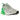 Nike Air Max 270 Light Silver Green Shock sneakers i sideprofil med grå overdel og grønne detaljer ved hælen