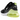 Nike Air Max 270 Light Lemon Twist Black sneakers i vinkelret visning med gul og sort overdel samt synlig Air enhed i hælen