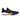Nike Mamba Focus Lakers sneakers i en dynamisk vinkel med sort overdel og lilla detaljer samt snørebånd