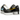 Nike Air Force 1 Low G-Dragon Peaceminusone Para-Noise 3.0 sneakers i et vinklet udsnit med sort overdel, hvid sål og broderet blomst