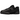 New Balance 550 Triple Black sneakers i vinkelret visning med sort læderoverdel, snørebånd og gummisål