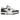 New Balance 550 White Dark Green sneakers i sideprofil med hvid overdel i læder og mørkegrønne detaljer samt snørebånd