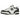 New Balance 550 White Dark Green sneakers i sideprofil med hvid læderoverdel, mørkegrøne detaljer og snørebånd