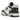 New Balance 550 White Dark Green sneakers i sideprofil med hvid læderoverdel, mørkegrøne detaljer og snørebånd