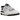 New Balance 550 White Black sneakers i sideprofil med hvid læderoverdel, sortedetaljer og klassisk snøring