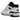 New Balance 550 White Black sneakers i sideprofil med hvid læderoverdel, sorte detaljer og klassisk snøring
