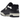 New Balance 550 Panda sneakers i vinklet visning med klassisk sort-hvid læderoverdel og perforerede detaljer