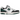 New Balance 550 White Green Black sneakers i sideprofil med hvid læderoverdel, grønne detaljer og klassisk snøring