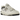 New Balance 550 Cream Black sneakers i sideprofil med cremefarvet læderoverdel, svajet sort N-logo og matchende gummisål