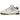 New Balance 550 Cream Black sneakers i vinkelret visning med cremefarvet læderoverdel, sorte detaljer og klassisk snøring