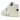 New Balance 550 Rattan Sea Salt sneakers i vinklet visning med beige ruskind og hvid læderoverdel samt klassisk logo