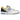 New Balance 550 Marquette sneakers i en vinkel med hvid og blå læderoverdel, snørebånd og klassisk sål