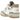 New Balance 550 White Incense Driftwood sneakers i sideprofil med hvid læderoverdel, brune detaljer og perforeret tåboks