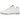 New Balance 550 White Grey sneakers set fra siden med hvid overdel i læder, grå detaljer og klassisk snøring