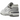 New Balance 550 Salt and Pepper sneakers i sideprofil med hvid læderoverdel og grå detaljer samt snørebånd