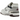 New Balance 550 White Natural Indigo Burgundy sneakers i vinklet profil med hvid overdel, blå detaljer og snørebånd