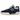 New Balance 550 Natural Indigo Suede sneakers i et vinklet udsnit med blå ruskind og hvid sål