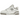 New Balance 550 White Rain Cloud W sneakers i sideprofil med hvid læderoverdel, grå detaljer og klassisk snøring
