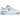New Balance 550 UNC White Dusk Blue sneakers i sideprofil med hvid læderoverdel, blå detaljer og snørebånd