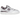 New Balance 550 White Ice Wine sneakers i sideprofil med hvid læderoverdel, bordeauxrøde detaljer og snørebånd