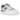 New Balance 550 White Ice Wine sneakers i sideprofil med hvid læderoverdel og lilla og bordeaux detaljer samt snørebånd