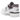 New Balance 550 White Ice Wine sneakers i vinkelret visning med hvid overdel i læder og lyserøde detaljer samt snørebånd