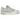 New Balance 550 Turtledove Green Aura sneakers i sideprofil med hvid læderoverdel og grønne detaljer samt snørebånd