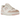 New Balance 550 White Pink sneakers i sideprofil med hvid læderoverdel, rosa detaljer og klassisk snøring