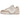 New Balance 550 White Pink sneakers i sideprofil med hvid læderoverdel, rosa detaljer, snørebånd og flad gummisål