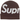 Supreme Big Logo Beanie FW25 Brown sneakers i en klassisk frontvisning med synlig strikket struktur og stort hvidt logobrud på opsmøget.