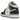 Air Jordan 1 Mid SE Take Flight sneakers i sideprofil med hvid læderoverdel, sorte detaljer og rød sål