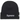 Supreme New Era Box Logo Beanie FW25 Black sneakers i sort uld med broderet box logo foran, vist i en klassisk frontprofil.