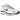 Nike P-6000 White Metallic Silver Black sneakers i sideprofil med hvid mesh, sølvdetaljer og sort swoosh-logo på siden
