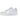 Nike Air Force 1 Low Shadow White Glacier Blue Ghost sneakers i vinklet profil med hvid læderoverdel og lyseblå detaljer