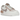 Nike Air Force 1 Low Shadow Amethyst Ash sneakers i en vinkel med hvid læderoverdel, lilla detaljer og klassisk sål