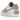 Nike Air Force 1 Low Shadow Amethyst Ash sneakers i en vinkelret visning med lilla og hvide læderdetaljer samt klassisk gummisål