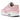 Nike Air Max 1 Strawberry Lemonade sneakers i et flot sideprofil med rosa læder, hvide snørebånd og synlig Air unit i sålen