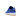 Nike Air Force 1 Low CLOT Blue Silk sneakers i vinkelret visning med blå mønstret silkemateriale og hvid sål