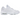 Nike Air Max 95 Essential White Grey Fog sneakers i sideprofil med hvid overdel, grå lag og synlige Air units i sålen