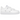 Nike Air Force 1 LX White sneakers i vinklet profil med hvid læderoverdel, klassiske snørebånd og solid gummisål